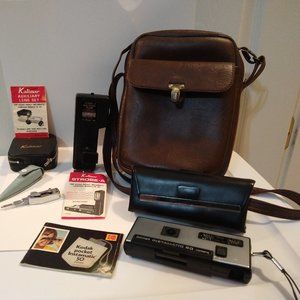 Vintage (1970's ?) Kodak Camera & Accessories Lot